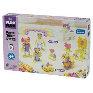 Plus-Plus 300 pc Pastel Building Set Made in Denmark New Sealed For Age 5+
